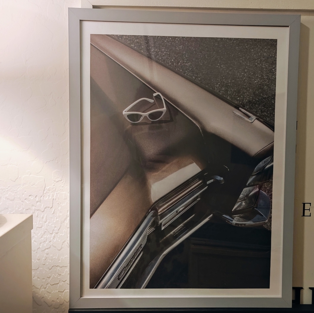 30x40 Sunny Cadillac Poster w/ frame